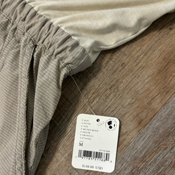 Free People Back Packer Onesie In Muted Beige.  Size M. - Picture 7 of 14